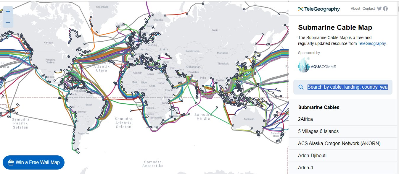 Submarine Cable Map